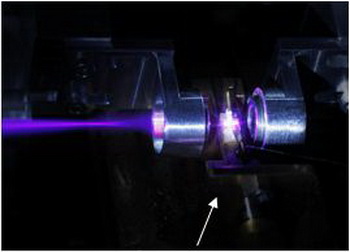 sony blue-violet laser with  405 nm wavelength